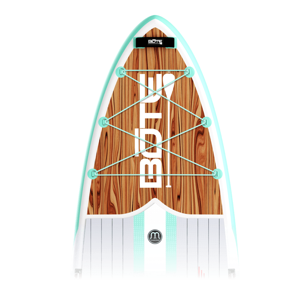 Zoomed in front of Breeze Aero Inflatable Paddle Board