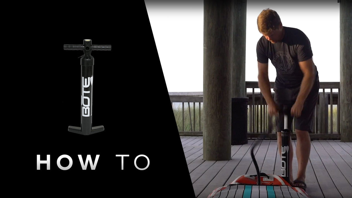 How to Inflate your SUP AeroBOTE Inflatable Paddle Board