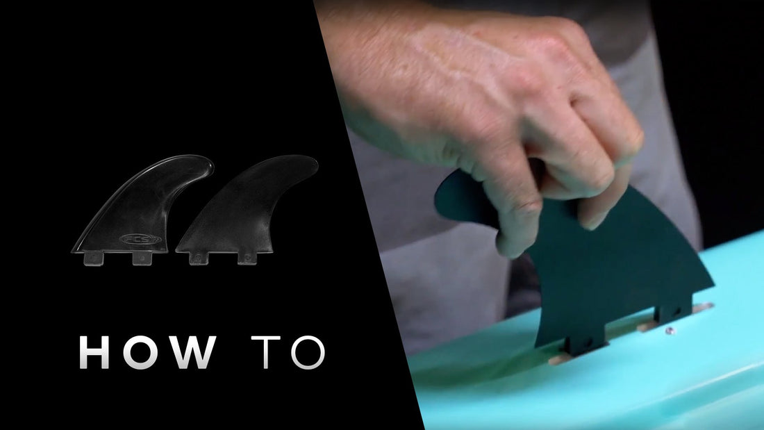 How to install side fins on your BOTE paddle board