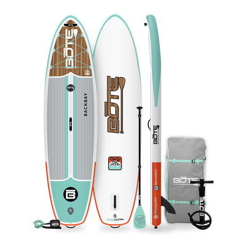 BOTE backbay inflatable paddle board set with accessories