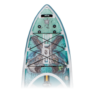 Zoomed in top view of the HD Aero Bug Slinger Warbirds Inflatable Paddle Board