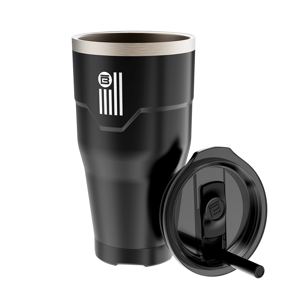 Side view of the BOTE Nation MAGNETumbler 32oz with Lid