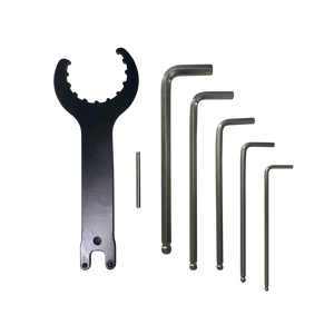 Tool kit used for installation and maintenance fo the APEX Pedal Drive and Rudder System