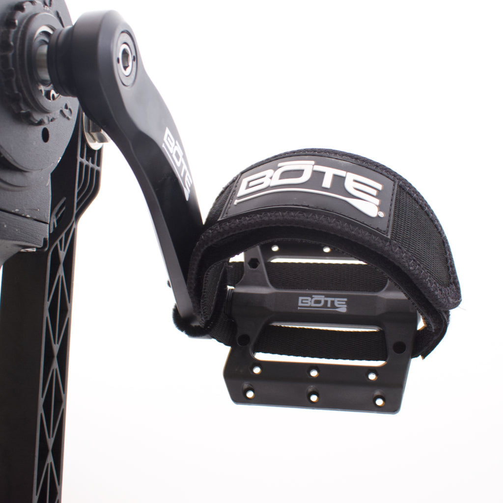Closeup of a pedal on the APEX Pedal Drive