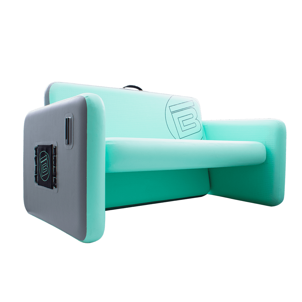 Front angled view of the Inflatable Aero Couch Classic