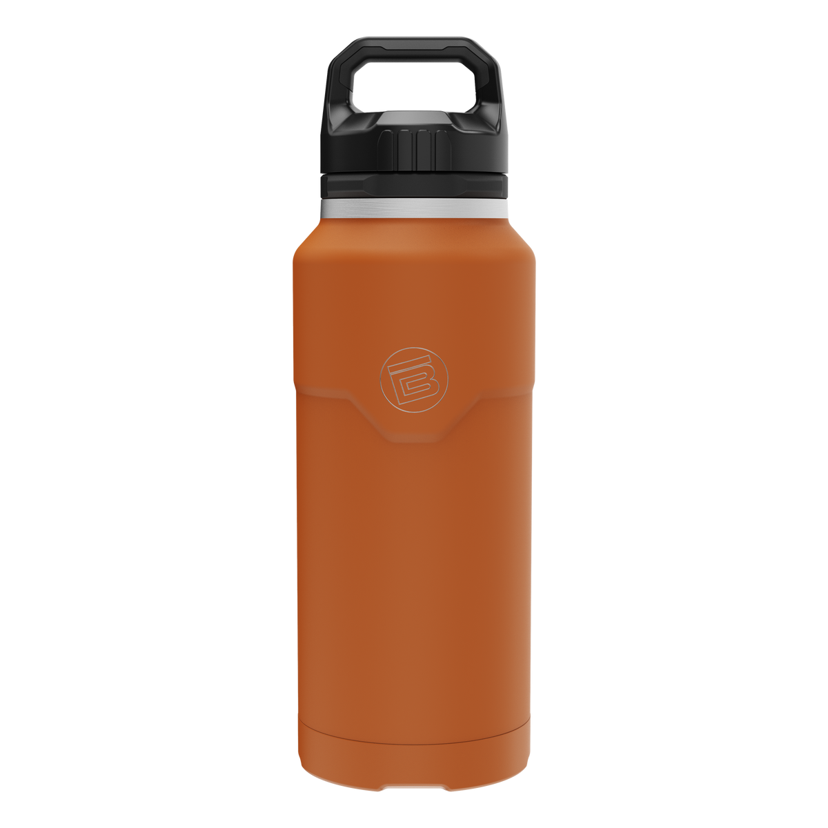 Front view of the MAGNEBottle 36oz with Cap in Sedona, showing its black handle cap.