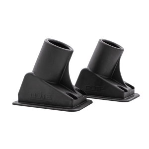 Side view of Slide-in Aero Rac Receivers in black.