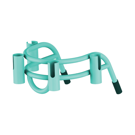 Bucket Rac in the color seafoam